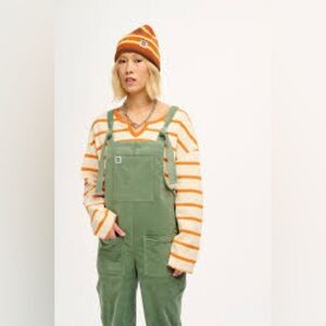 Lucy & Yak Original Corduroy Dungarees/Overalls - NWT Never Worn - Sz 12 Long
